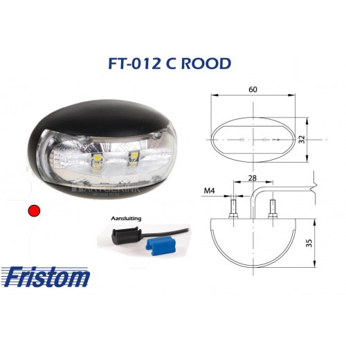 Breedtelicht LED FRISTOM FT-012 C QS075